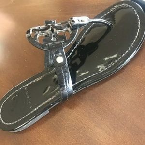 Tory Burch Shoes - Tory Burch Miller Sandals Patent Leather Black Tory Burch Shoes - Tory Burch Miller Sandals Patent Leather Black